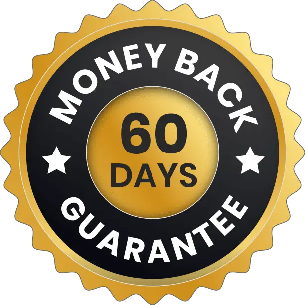 Urovance 60 day money back guarantee badge